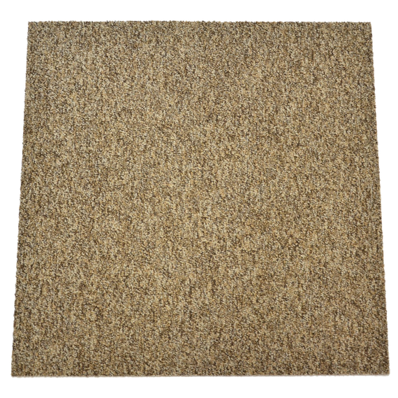 IY Carpet Tile Squares Beige & Brown Tweed