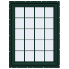 Series Left-Hand Casement Vinyl Window with Grids